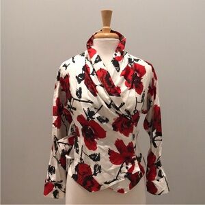 JONES NEW YORK | FLORAL SILK WRAP